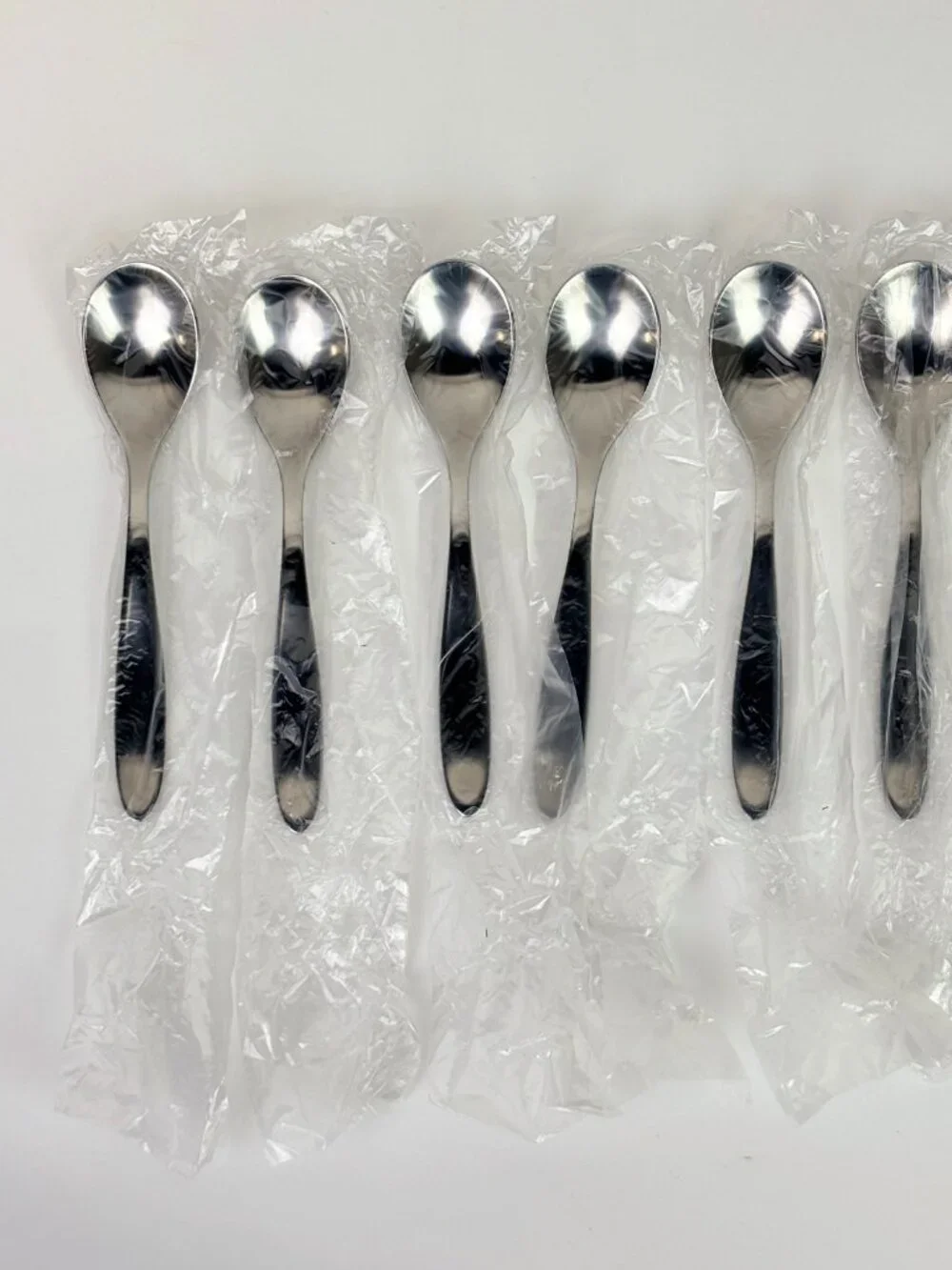 Set of 6 Alessi for Delta Airlines Stainless Steel Teaspoons 5